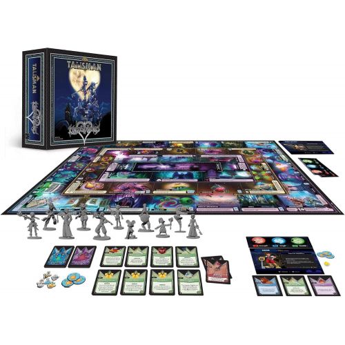  USAOPOLY Kingdom Hearts Talisman Competitive Board Game Based on The Talisman Magical Quest Game Official Kingdom Hearts Licensed Merchandise Disney Kingdom Hearts 3 KH3