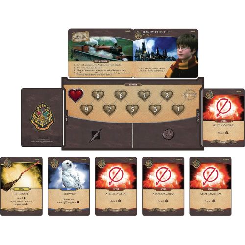  USAOPOLY Harry Potter Hogwarts Battle Cooperative Deck Building Card Game Official Harry Potter Licensed Merchandise Harry Potter Board Game Great Gift for Harry Potter Fans Harry Potter Mo