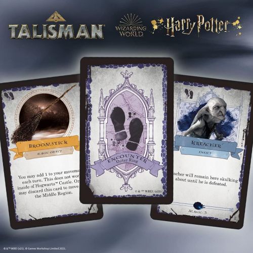  USAOPOLY Harry Potter Talisman Board Game Play as Harry, Dumbledore, Draco, Bellatrix and More Collect Hallows to Defeat or Help Voldemort Officially-Licensed Game Based on Harry Potter Fil