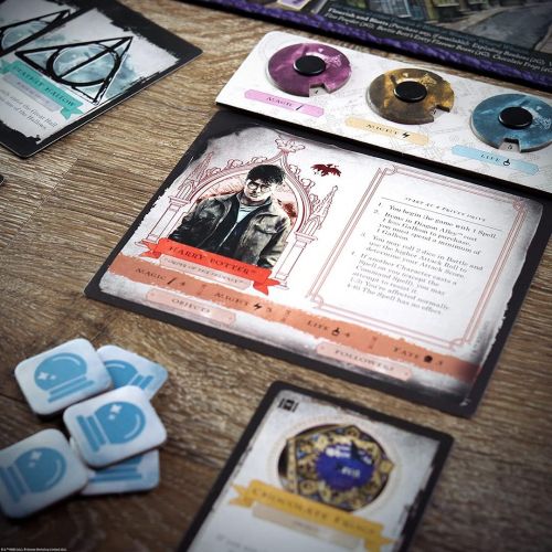  USAOPOLY Harry Potter Talisman Board Game Play as Harry, Dumbledore, Draco, Bellatrix and More Collect Hallows to Defeat or Help Voldemort Officially-Licensed Game Based on Harry Potter Fil