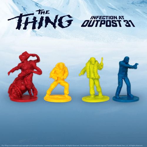  USAOPOLY The Thing Infection at Outpost 31 Board Game 2nd Edition Social Deduction Game Based on 1982 John Carpenter Science Fiction Horror Film Collectible Horror Board Game