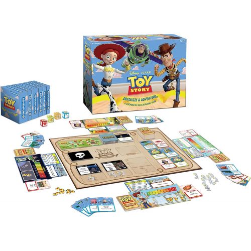  USAOPOLY Disney Pixar Toy Story Cooperative Deck Building Game Family Board Game Featuring Characters and Artwork from Toy Story Movies and Short Films Officially Licensed Disney Pixar Merc