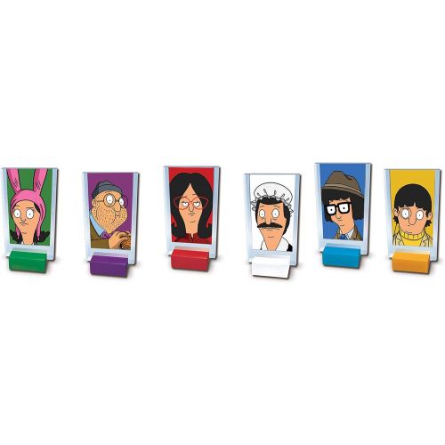  USAOPOLY Clue Bobs Burgers Board Game Themed Bob Burgers TV Show Clue Game Officially Licensed Bobs Burgers Game Solve The Mystery in This Unique Clue take on The Classic Board Gam