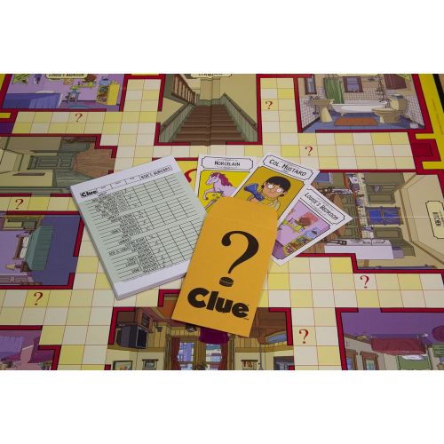  USAOPOLY Clue Bobs Burgers Board Game Themed Bob Burgers TV Show Clue Game Officially Licensed Bobs Burgers Game Solve The Mystery in This Unique Clue take on The Classic Board Gam
