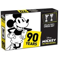USAOPOLY Mickey The True Original Chess Set 90th Anniversary Collectable Piece Figures Set 32 Custom Scuplt Pieces Classic Disney Mickey Mouse Characters
