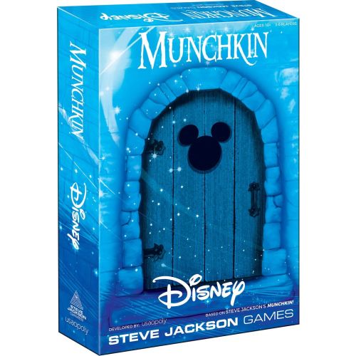  USAOPOLY Munchkin: Disney Card Game Munchkin Game Featuring Disney Characters and Villains Officially Licensed Disney Card Game Tabletop Games & Board Games for Disney Fans