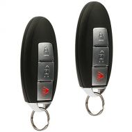 USARemote Smart Key Fob Keyless Entry Remote fits 2007-2012 Nissan Pathfinder / 2008-2013 Rogue / 2007-2012 Versa (CWTWBU729), Set of 2