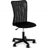 USA_BEST_SELLER Modern Ergonomic Mesh Mid-Back Swivel Armless Office Chair Backrest