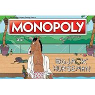 USAopoly Monopoly BoJack Horseman Board Game | Recruit Your Favorite BoJack Horseman Characters in This Version of Monopoly | Based on The BoJack Horseman Netflix Show | Custom Tokens, Mone