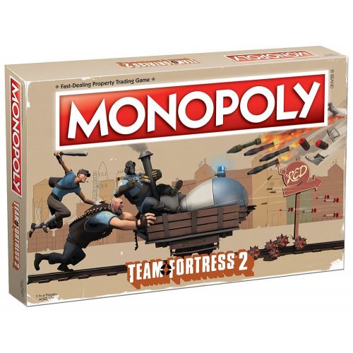  USAopoly Monopoly Team Fortress 2 Board Game | Based on Team Fortress 2 Video Game | Officially Licensed Team Fortress 2 Merchandise | Themed Classic Monopoly Game