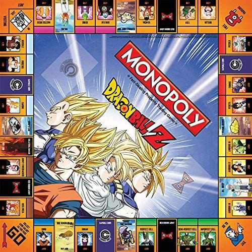  USAopoly Monpoly Dragon Ball Z Board Game | Recruit legendary warriors like GOKU, VEGETA and GOHAN | Official Dragon Ball Z Anime Series Merchandise | Themed Monopoly Game