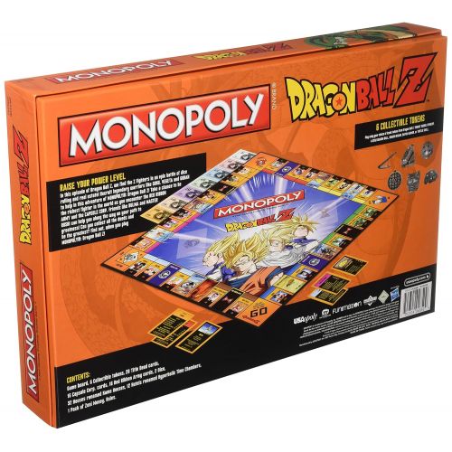  USAopoly Monpoly Dragon Ball Z Board Game | Recruit legendary warriors like GOKU, VEGETA and GOHAN | Official Dragon Ball Z Anime Series Merchandise | Themed Monopoly Game