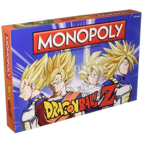  USAopoly Monpoly Dragon Ball Z Board Game | Recruit legendary warriors like GOKU, VEGETA and GOHAN | Official Dragon Ball Z Anime Series Merchandise | Themed Monopoly Game