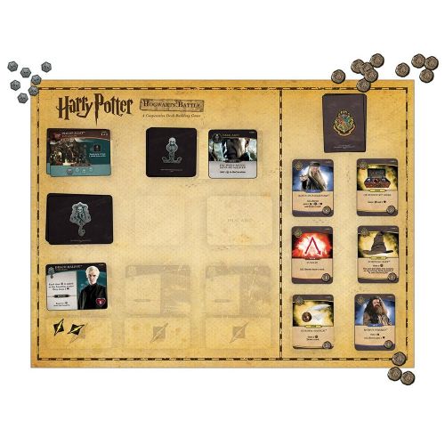  USAopoly Harry Potter Hogwarts Battle Cooperative Deck Building Card Game | Official Harry Potter Licensed Merchandise | Harry Potter Board Game | Great Gift for Harry Potter Fans | Harry P