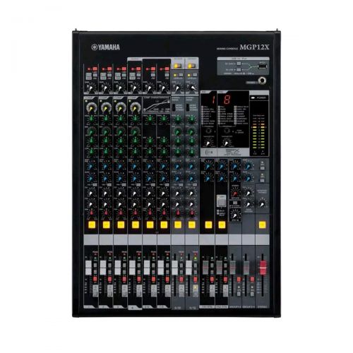 야마하 Yamaha MGP12X 12 Channel Premium Mixer with USB and FX Analog Mixer with 4-bus, 6 Mic12 Line Inputs, 2 AUX Sends and Onboard Effects Bundle with 8 Unit 20 XLR Microphone Cables