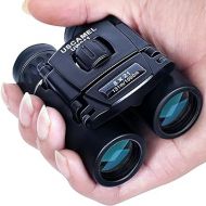 USCAMEL Binoculars for Adults and Kids 8×21 High Powered Compact Binoculars BAK4 Prism Easy Focus Waterproof Small Binoculars for Bird Watching Outdoor Hunting Travel (Black)