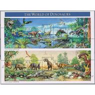 1997 The World of Dinosaurs Sheet of Fifteen 32 Cent Postage Stamps Scott 3136 By USPS