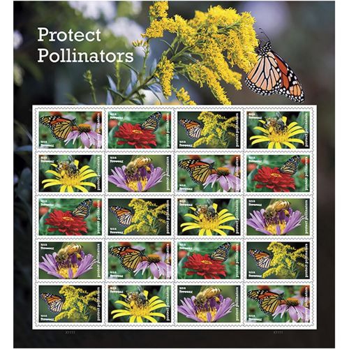  Protect Pollinators 10 Sheets of 20 Forever USPS First Class one Ounce Postage Stamps Environment Wedding Party