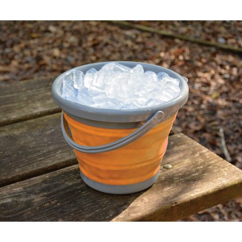  [아마존베스트]UST FlexWare Collapsible Bucket with Strong, Flexible, Compact, BPA Free Design and Sturdy Handle for Hiking, Backpacking, Camping and Outdoor Survival