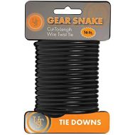 [아마존베스트]UST Gear Snake with Bendable Rubber-Coated Wrapping and Steel Core for Tying Down Equipment, Hiking, Camping and Outdoor Survival