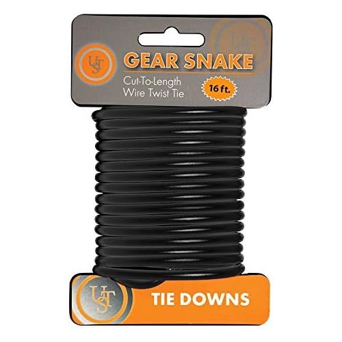  [아마존베스트]UST Gear Snake with Bendable Rubber-Coated Wrapping and Steel Core for Tying Down Equipment, Hiking, Camping and Outdoor Survival