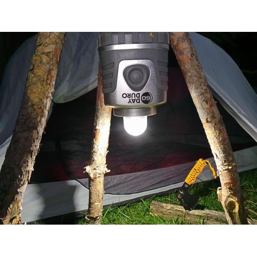  [아마존베스트]UST 60-DAY Duro LED Portable 1200 Lumen Lantern with Lifetime LED Bulbs and Hook for Camping, Hiking, Emergency and Outdoor Survival