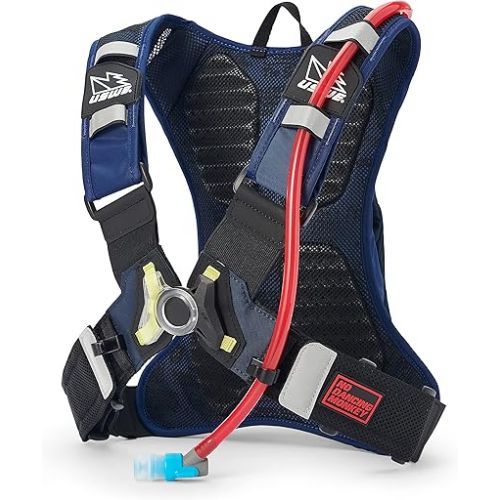  USWE Moto Hydro Hydration Pack - with Water Bladder, a High End, Bounce Free Backpack for Enduro and Off-Road Motorcycle