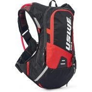 USWE New MTB Hydration Pack 8L - for Cycling, Mountain Biking, E-MTB and Gravel Riding, with 3.0L/ 100oz Water Bladder, Black-Red