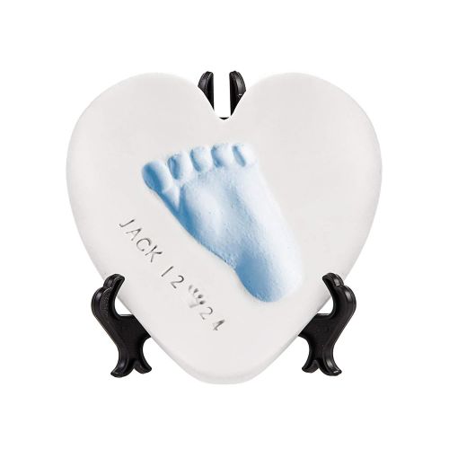  USYORE Baby Handprint and Footprint Kit,Ornament Keepsake Kit,Deluxe Clay Casting Kit for Baby Shower Gifts,Baby Xmas Ornament or Memorial with Bonus Personalization Tool & Display Stands