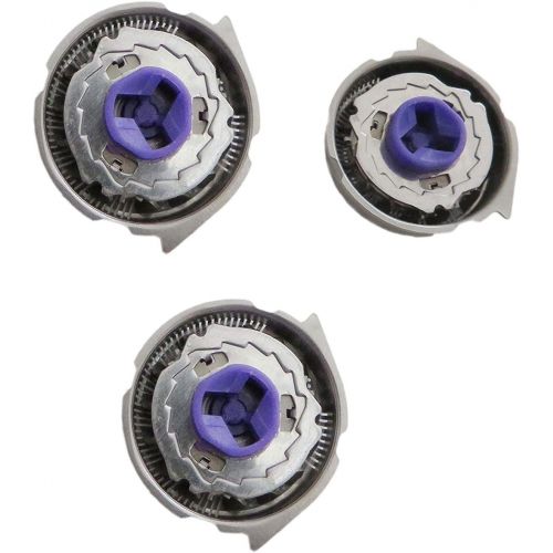  3 Pcs Shaver Razor Head Replacement For Philips Norelco HQ8/52 DualPrecision Heads