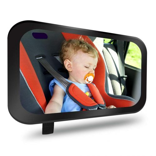  UStyle Baby car Mirror,Baby Backseat Mirror,Rear Facing Mirrors Facing car seat,Crystal Clear View of Infant,Safe, Secure & Shatterproof, Wide View 360 °Adjustable