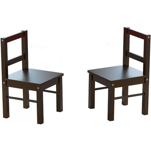  [아마존베스트]UTEX 2-in-1 Kids Multi Activity Table and 2 Chairs Set with Storage (Espresso)