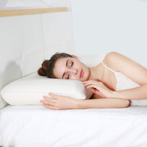  [아마존 핫딜]  [아마존핫딜]UTTU Pillow [Queen Size], 20 x 30 Adjustable Memory Foam Pillow, Bamboo Pillow for Sleeping, Side Sleeper Pillow for Neck and Shoulder Pain