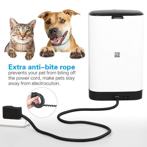  UUNITONA Automatic Pet Feeder Electric Food Dispenser- Programmable Timer/APP Phone Control/Voice Recorder for Dog and Cat Small Animals