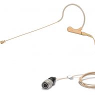 U-Voice UVS70D H4P Detachable Mini Headset Microphone for Audio Technica (Tan Color)