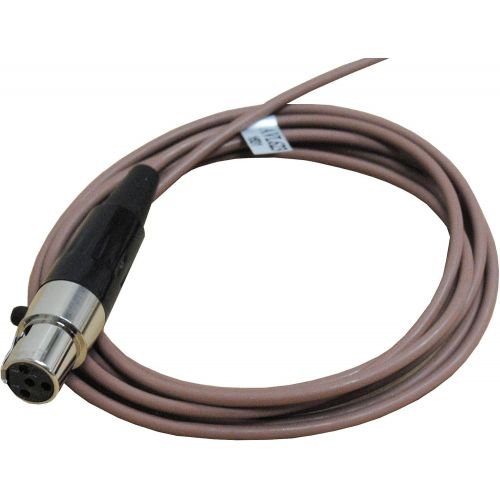  U-Voice UVS70D-SH4-CC Detachable Mini Headset Microphone for Shure (Cocoa Color)