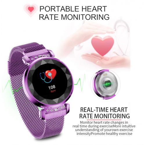  UWINMO Smart Watch, Fitness Tracker with Heart Rate & Blood Pressure & Sleep monitor for Android & IOS, Waterproof Activity Tracker Watch with Calorie Counter & Pedometer, Health S