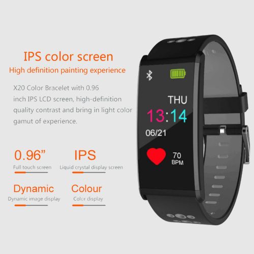  UWINMO Smart Watch for Android and iOS Phones with Heart Rate and Blood Pressure Monitoring, Sleep Monitoring, Information Alerting & Motion Monitoring Waterproof Fitness Tracker for Men,