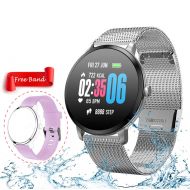 UWINMO Smart Watch, Fitness Tracker with Heart Rate & Blood Pressure Monitor for Android & iOS, Waterproof Activity Tracker Watch with Sleep & Blood Oxygen Monitor, Calorie Counter & Pedo