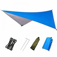 UXZDX CUJUX Hammock Rain Fly Tent Tarp Waterproof Windproof Camping Shelter Sunshade Portable Beach Sun Shelter Camping Tent for Camping (Color : B)