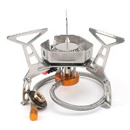 UXZDX CUJUX Outdoor Picnic BBQ Gas Stove Windproof Camping Gas Burner 3500W Tourist Equipment Folding Backpack Stove for Hiking