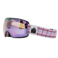 UXZDX CUJUX Ski Goggles Small Purple Lens Snow Glasses Women Anti-Fog Coating Skiing Women Outdoor Adult Men (Color : A, Size : One Size)