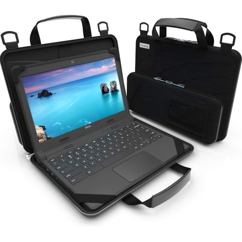  [아마존베스트]UZBL 13-14 inch Work-in Chromebook Laptop Case with Pouch and Shoulder Strap