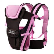 Uarerise 0-30 Months Baby Carrier, Ergonomic Kids Sling Backpack Pouch wrap Front Facing Multifunctional Infant Kangaroo Bag (Pink)