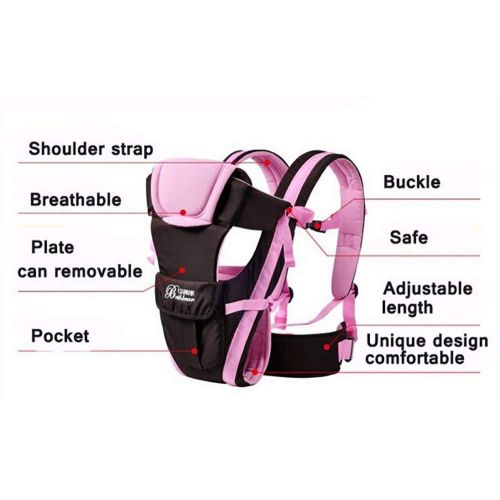  Uarerise 0-30 Months Baby Carrier, Ergonomic Kids Sling Backpack Pouch wrap Front Facing Multifunctional Infant...