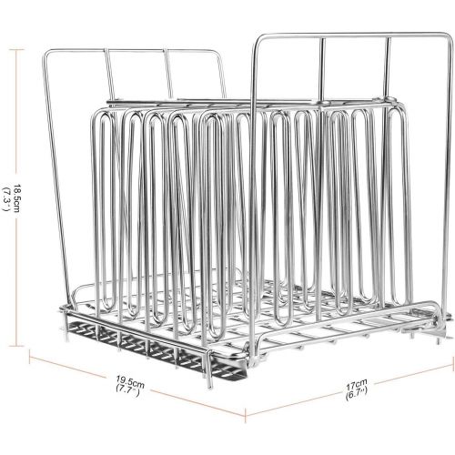  [아마존 핫딜] Uarter Sous Vide Rack Stainless Steel for Anova Cookers with Detachable Dividers and 2 No-Float Middle Top Bars, Adjustable, Collapsible Weight-Added Sou Vide Rack for Most 12qt Co