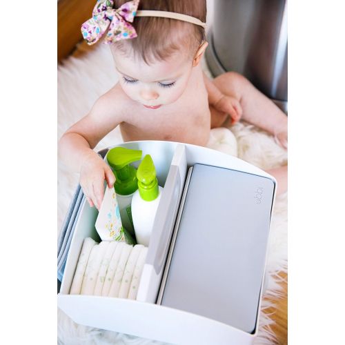 [아마존베스트]Ubbi Baby Wipes Dispenser | Baby Wipes Case | Baby Wipes Holder with Weighted Plate, Keeps Wipes Fresh...