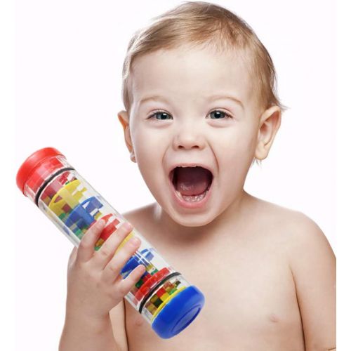  [아마존베스트]Ubblove Rainmaker 8 inch Mini Rainstick for babies Rattle Tube Rain Stick Shaker Music Sensory Auditory Instrument Toy For baby child girl (8 inch)