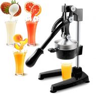 UBesGoo Commercial Grade Citrus Juicer Hand Press Manual Fruit Juicer Juice Squeezer Citrus Orange Lemon Pomegranate,Black