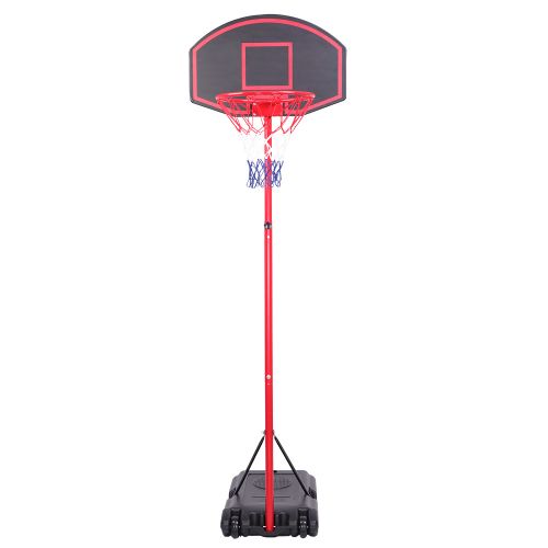  UBesGoo Portable Junior Sports Basketball Hoop Stand System, 7.2ft Adjustable Basketball Goal, with Wheels, Backboard, Indoor Outdoor Sport Ball Games Toy Kit